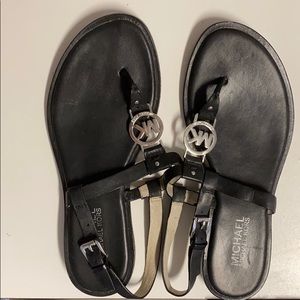 black Michael Kors sandals